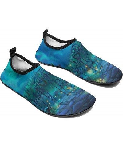 Peaceful Night Water Shoes Barefoot Aqua Pool Socks for Beach Swim Walking 5/6women Peaceful Night $17.97 Athletic Shoes