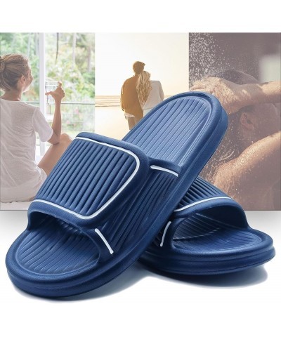 Cloud Slides for Women and Men Pillow House Memory Slippers, Non-Slip Shower Shoes, Cushioned Thick Sole Sandals Fit Bathroom...