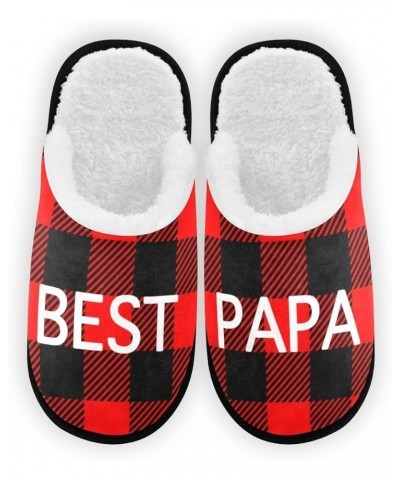 Slippers Soft Non-Slip Indoor House Slippers Home Shoes For Bedroom Hotel Travel Spa Best Papa $11.87 Slippers