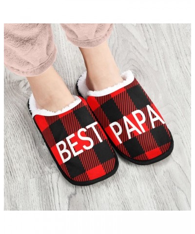 Slippers Soft Non-Slip Indoor House Slippers Home Shoes For Bedroom Hotel Travel Spa Best Papa $11.87 Slippers