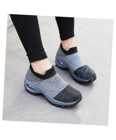 2pcs Platform Sneakers Running Sneakers for Women Chunky Sneakers Womens Fashion Sneakers Breathe Womans Greyx2pcs $8.68 Athl...