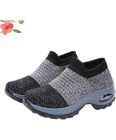 2pcs Platform Sneakers Running Sneakers for Women Chunky Sneakers Womens Fashion Sneakers Breathe Womans Greyx2pcs $8.68 Athl...