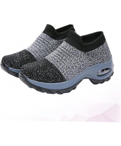 2pcs Platform Sneakers Running Sneakers for Women Chunky Sneakers Womens Fashion Sneakers Breathe Womans Greyx2pcs $8.68 Athl...