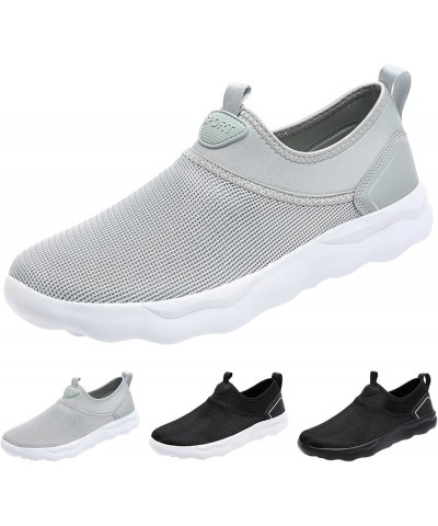 Women Sneakers Fashion Summer New Pattern Simple Solid Mesh Breathable Comfortable Thick Sole Soft Sole Women White $15.00 Fa...