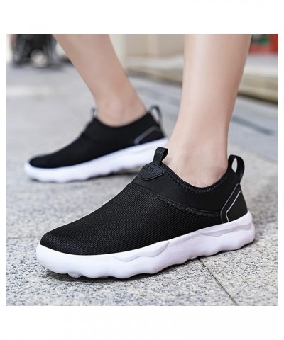 Women Sneakers Fashion Summer New Pattern Simple Solid Mesh Breathable Comfortable Thick Sole Soft Sole Women White $15.00 Fa...