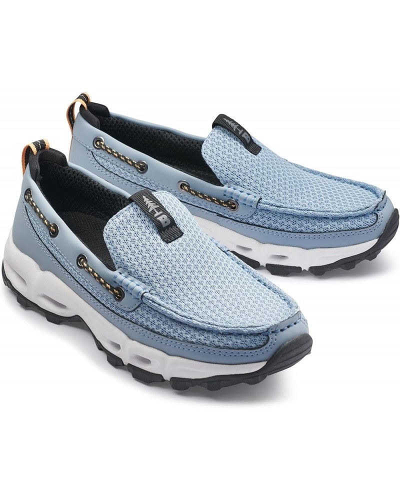 Women's Water Shoes – Slip-on Sneakers for Boat Or Trail Hiking Dusty Blue $29.68 Athletic Shoes