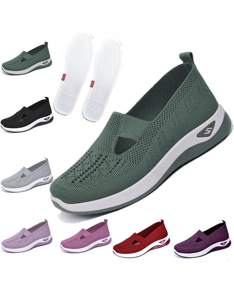 Women's Woven Orthopedic Breathable Soft Shoes,Outdoor Comfort Casual Fashion Sneakers Wide Shoes,Shoes with arch Support for...