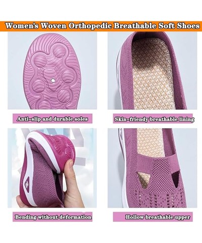 Women's Woven Orthopedic Breathable Soft Shoes,Outdoor Comfort Casual Fashion Sneakers Wide Shoes,Shoes with arch Support for...