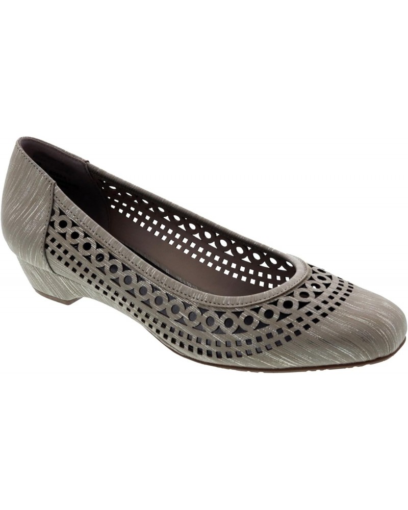 Tina Women's Casual Shoe: Taupe/Print 10.5 X-Narrow (4A) Slip-On $42.73 Flats