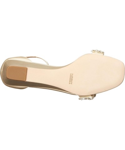 Women's Teasha Wedge Sandal Ivory Satin $29.33 Sandals