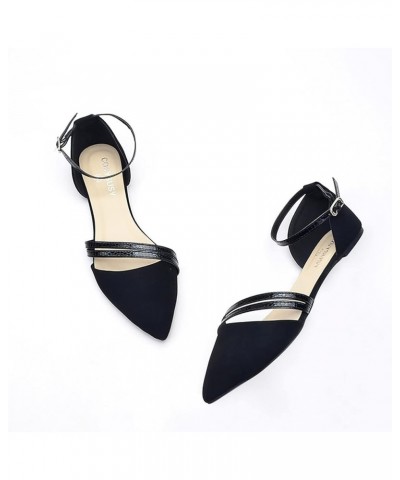 Low Heeled Sandals for Women Dressy Summer Flat Sandals for Women Heels for Dancing Black Sandals Women Women's High G-black ...