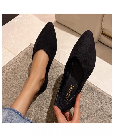 Womens Textile Ballet Flats Espadrille Ballet Flats for Women Low Top Sneakers Comfortable Loafer Shoes Dress Shoes Black $14...