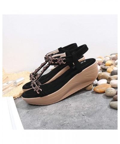 Women's Wide Width Sandals Orthopedic Sandals Navy Womens White Sandals Platform Wedge Sandals Support Shoes for Women Womens...