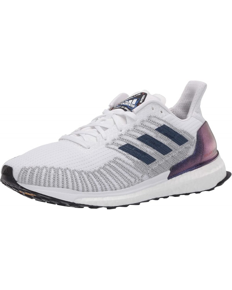 Women's Ultraboost Cold.rdy Running Shoes White/Indigo/Solar Red $49.13 Athletic Shoes