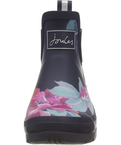 Women's Wellibob Rain Boot Navy Florals $34.53 Outdoor Shoes