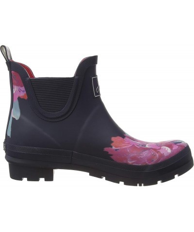 Women's Wellibob Rain Boot Navy Florals $34.53 Outdoor Shoes