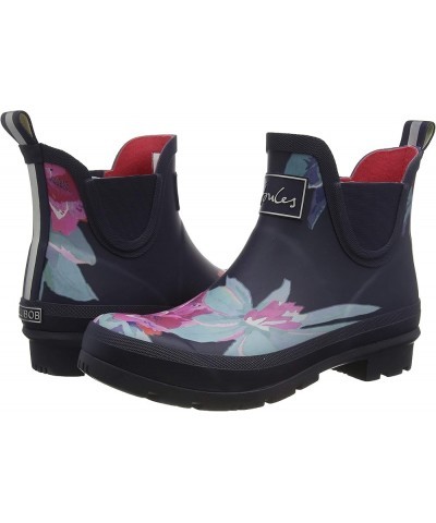 Women's Wellibob Rain Boot Navy Florals $34.53 Outdoor Shoes