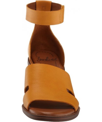 Women's Ida Block Heeled Sandal Turmeric Yellow $30.39 Sandals