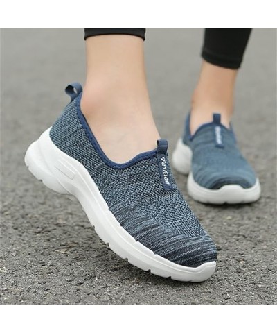 Sneakers for Women Fashion Spring Summer Autumn Women Thick Sole Lightweight Mesh Breathable (Dark Gray, 7.5) 9 Blue $17.03 F...