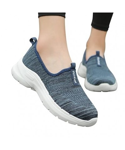 Sneakers for Women Fashion Spring Summer Autumn Women Thick Sole Lightweight Mesh Breathable (Dark Gray, 7.5) 9 Blue $17.03 F...