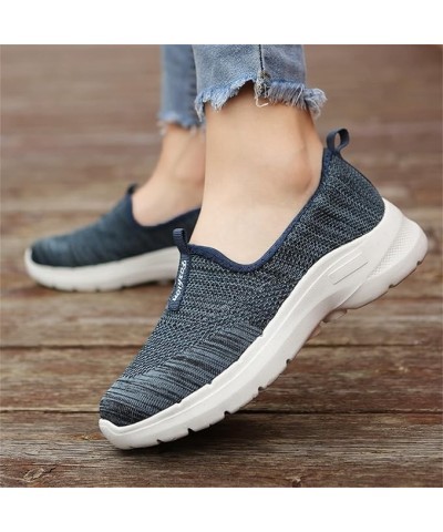 Sneakers for Women Fashion Spring Summer Autumn Women Thick Sole Lightweight Mesh Breathable (Dark Gray, 7.5) 9 Blue $17.03 F...