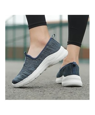 Sneakers for Women Fashion Spring Summer Autumn Women Thick Sole Lightweight Mesh Breathable (Dark Gray, 7.5) 9 Blue $17.03 F...