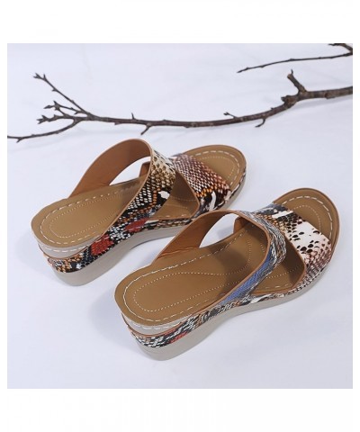 Sandals for Women Dressy Summer, Womens Sandals Orthopedic Open Toe Sandals Retro Anti Slip Comfy Breathable Shoes X02-khaki ...