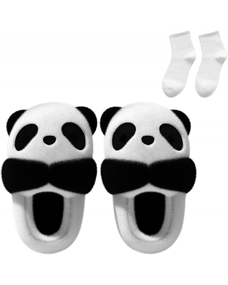 Panda Fuzzy Foam Slippers, Kawaii Panda Fluffy Slippers, Adults and Kids Winter Nonslip Comfy Cloud Panda Slippers Panda $21....