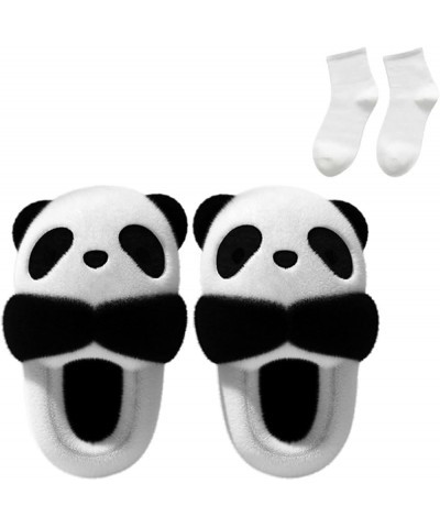 Panda Fuzzy Foam Slippers, Kawaii Panda Fluffy Slippers, Adults and Kids Winter Nonslip Comfy Cloud Panda Slippers Panda $21....