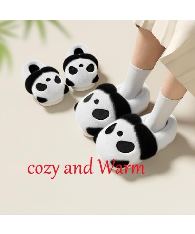 Panda Fuzzy Foam Slippers, Kawaii Panda Fluffy Slippers, Adults and Kids Winter Nonslip Comfy Cloud Panda Slippers Panda $21....