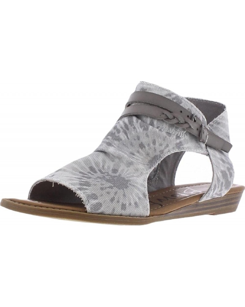 Womens Blumoon Sandal Smoke Tie-dye Twill $17.05 Slippers