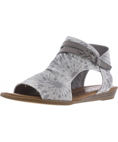 Womens Blumoon Sandal Smoke Tie-dye Twill $17.05 Slippers