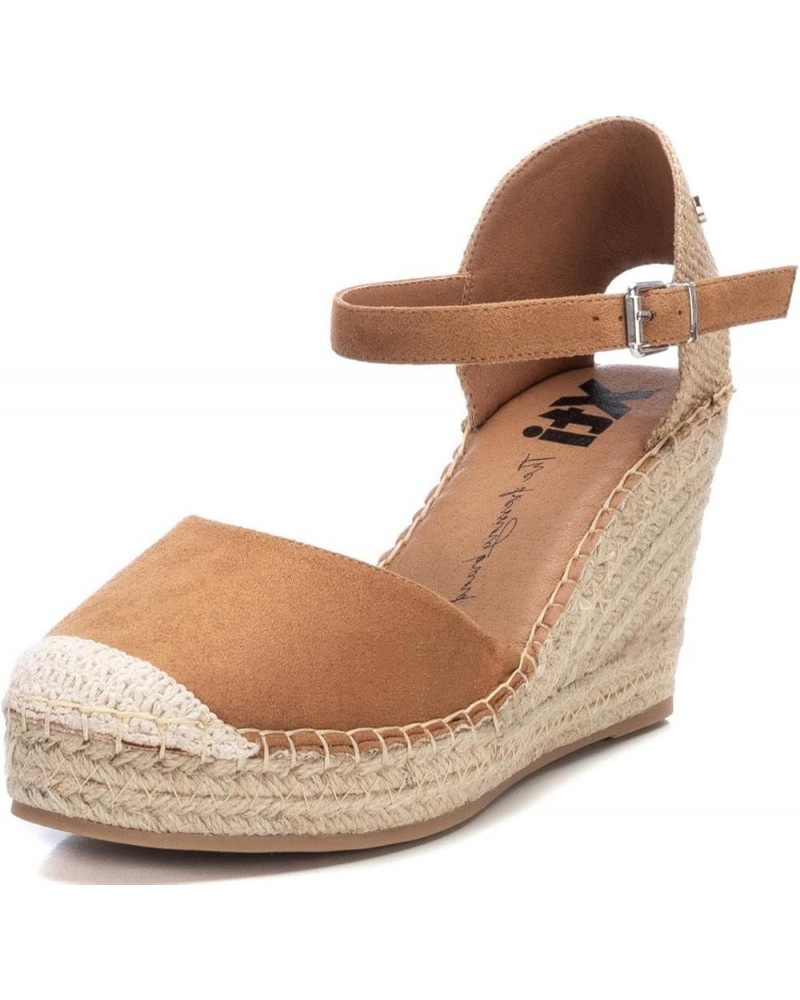 Women's Modern Espadrille Wedge Sandal Camel $49.82 Sandals