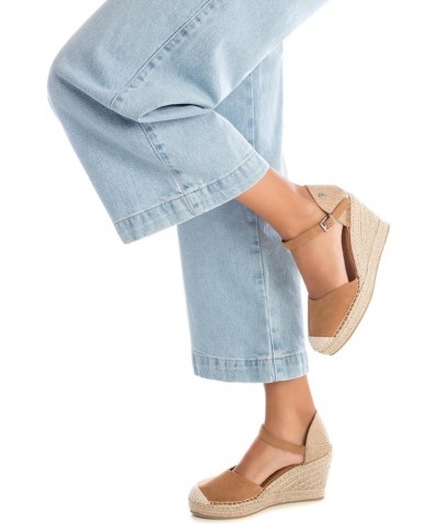 Women's Modern Espadrille Wedge Sandal Camel $49.82 Sandals