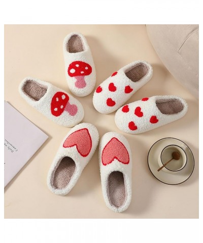 Women's Men's Heart Heart Slippers Strawberry Cherry Mushroom Slippers Evil Eye Slippers Cartoon Animal Cat Slippers Memory F...