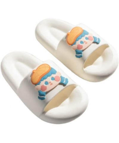 Kawaii Slippers Cute Slippers Aesthetic Slippers Home House Slippers Indoor Slippers Shower Slippers Women Scuff Slippers Whi...