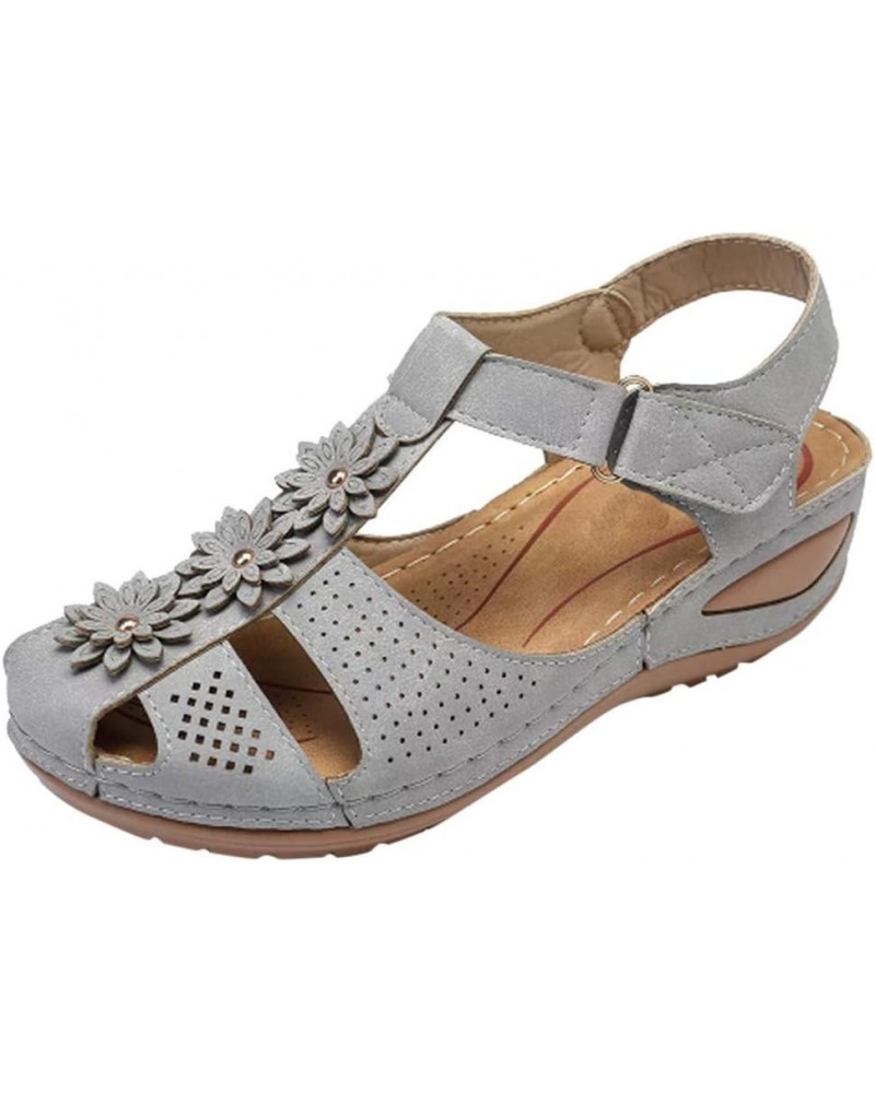 Sole Shoes Hollow Comfortable Toe Sandals Soft Ankle Girls Round Women's Ladies Women's Casual Shoes Womens Shoes Size 6.5 Ca...