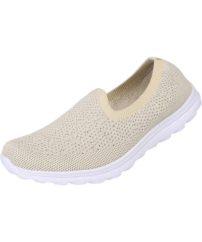 Womens Slip On Shoes Walking Shoes Sock Sneakers - Mesh Slip On Air Cushion Lady Girls Modern Jazz Dance Easy Shoes Platform ...