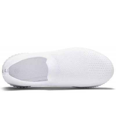 Nurse Shoes Womens Slip on Walking Sneakers Comfortable Lightweight Workout Shoes A/All White $20.64 Athletic Shoes