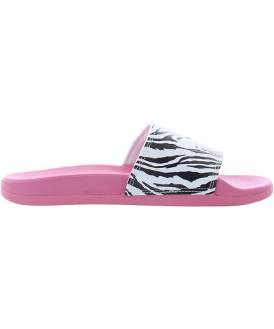 Unisex-Adult Adilette Comfort Slide Sandal Rose Tone/White/Black Zebra $13.72 Athletic Shoes