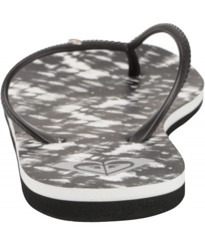 Women's Bermuda Flip Flop Sandal Black/Armor/White $11.73 Sandals