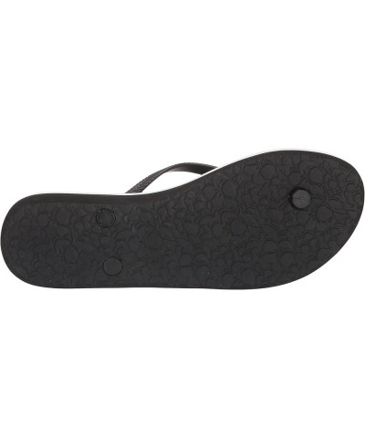 Women's Bermuda Flip Flop Sandal Black/Armor/White $11.73 Sandals