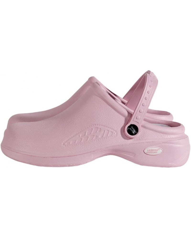 M&M Scrubs - Women's Lightweight Nurse Shoes/Nursing Clogs Pink $10.29 Mules & Clogs