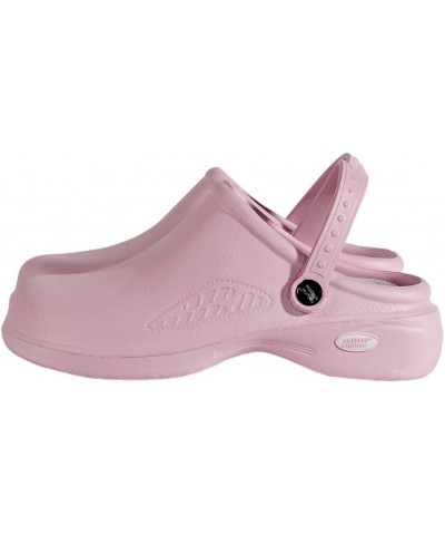 M&M Scrubs - Women's Lightweight Nurse Shoes/Nursing Clogs Pink $10.29 Mules & Clogs