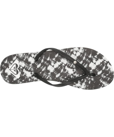 Women's Bermuda Flip Flop Sandal Black/Armor/White $11.73 Sandals