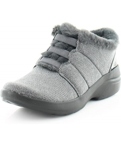 Women's Grace Puff Ankle Bootie Dark Grey $27.94 Boots