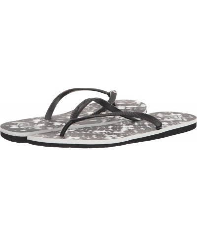 Women's Bermuda Flip Flop Sandal Black/Armor/White $11.73 Sandals