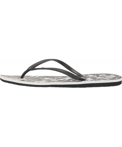 Women's Bermuda Flip Flop Sandal Black/Armor/White $11.73 Sandals