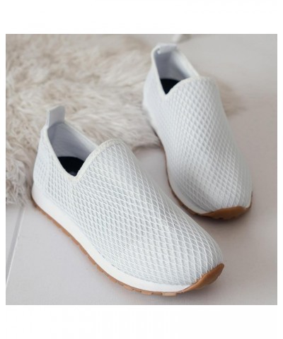 Womens Loafers Sneakers Hiking Shoes Waterproof Shoes Orthopedic Shoes Work Shoes Wide Shoes Comfortable Travel Shoes White $...