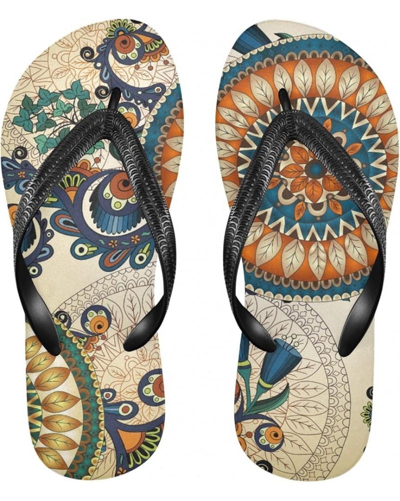 Flip Flops Flip Sandal Home Slippers Hotel Spa Bedroom Travel for Men Women S-XXL Multi 7 $11.55 Slippers